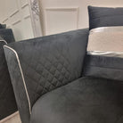 Empire 3+2 Seater Sofa Set, Grey or Black - Furniture Network