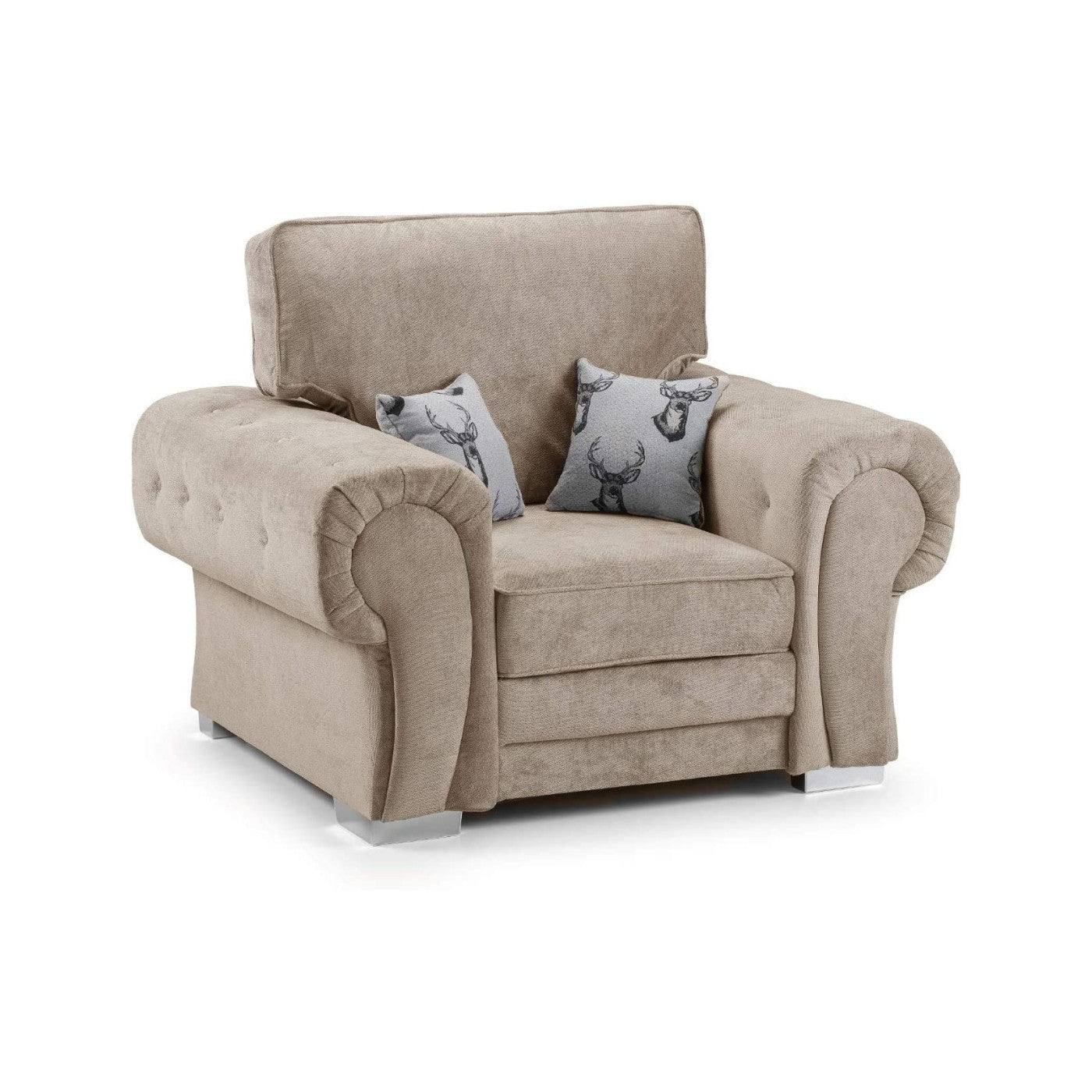 Verona Full Back Left or Right Corner Sofa 4 Seater - Furniture Network