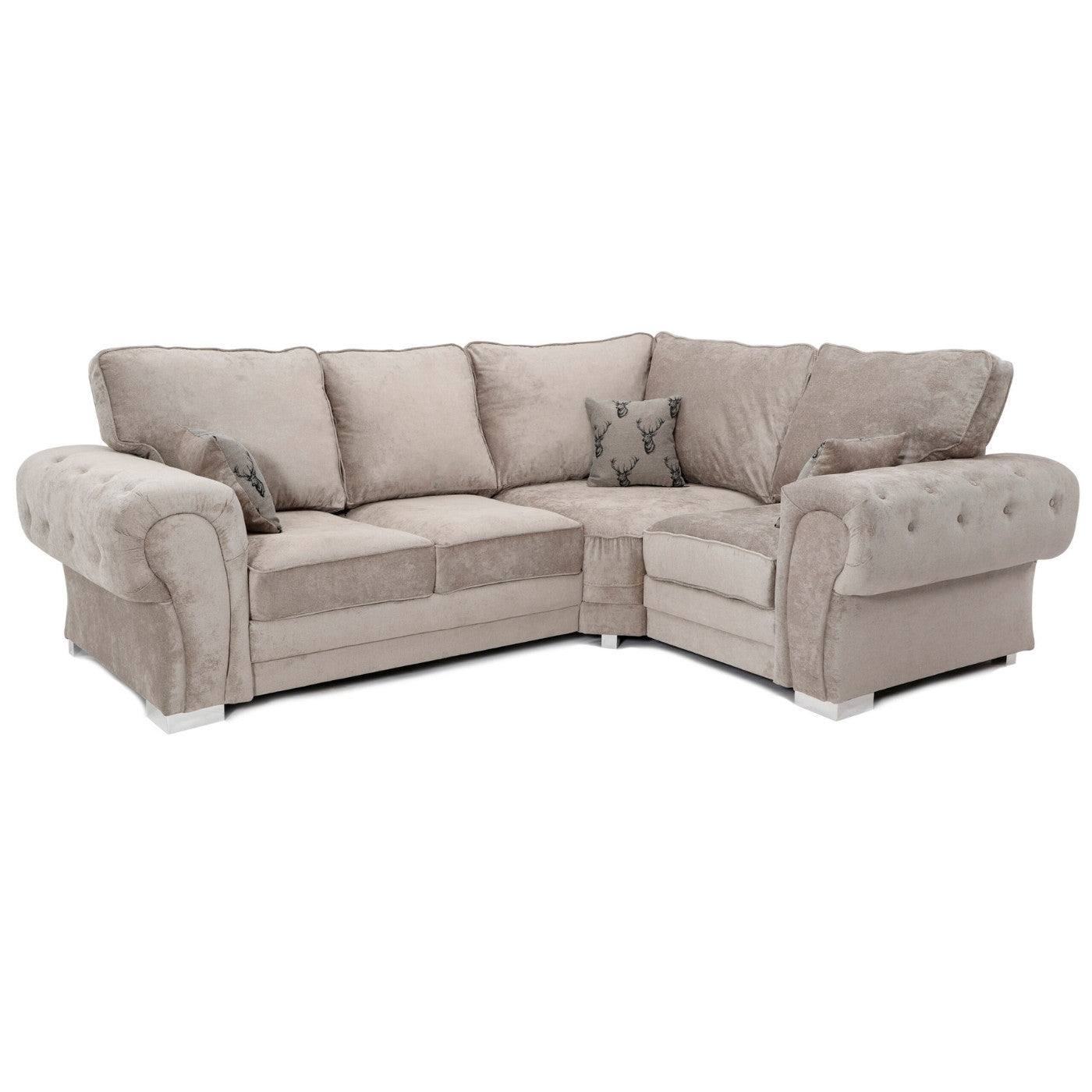 Verona Full Back Left or Right Corner Sofa 4 Seater - Furniture Network