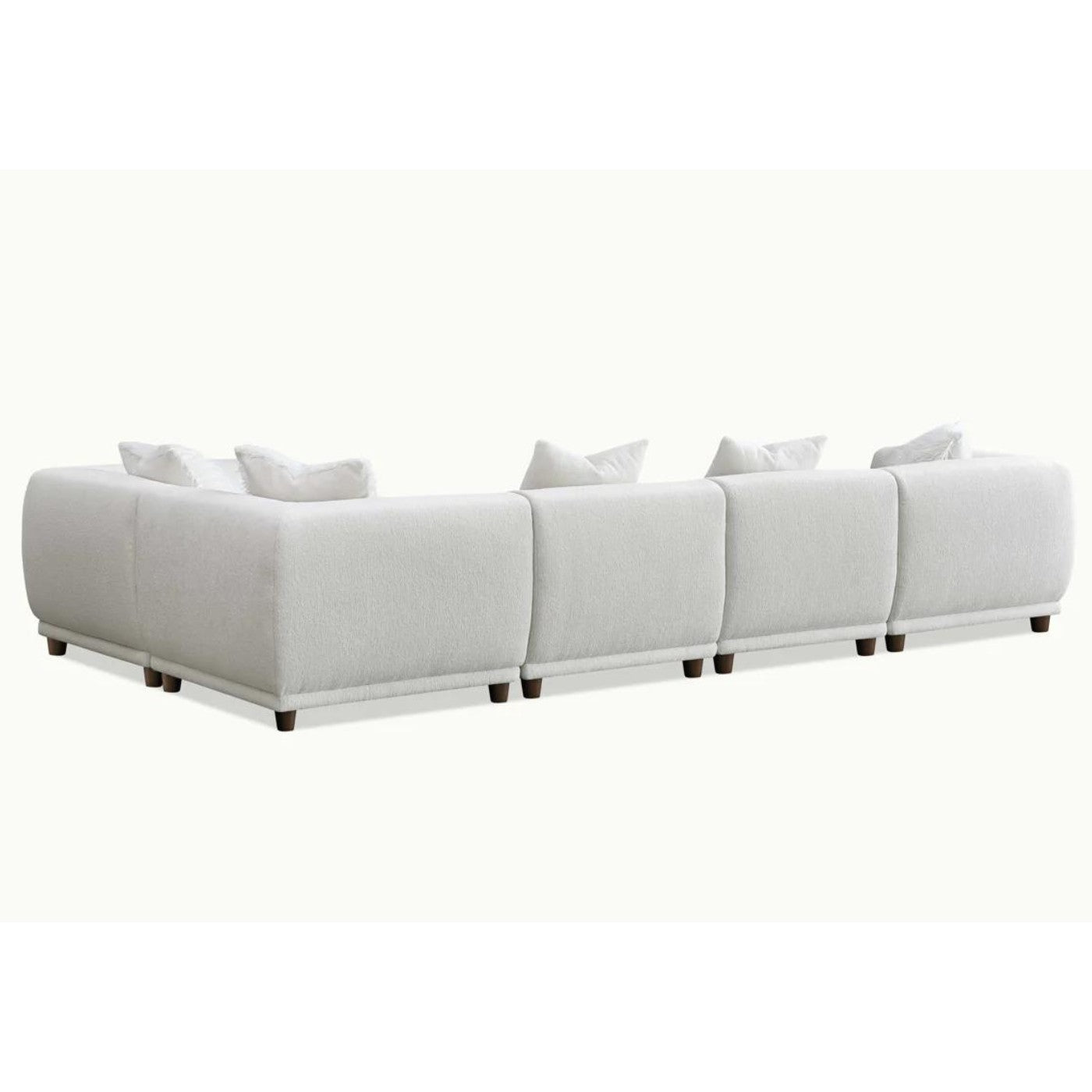 Lottie Modular Corner Sofa in Cream White - Furniture Network