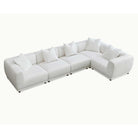 Lottie Modular Corner Sofa in Cream White - Furniture Network