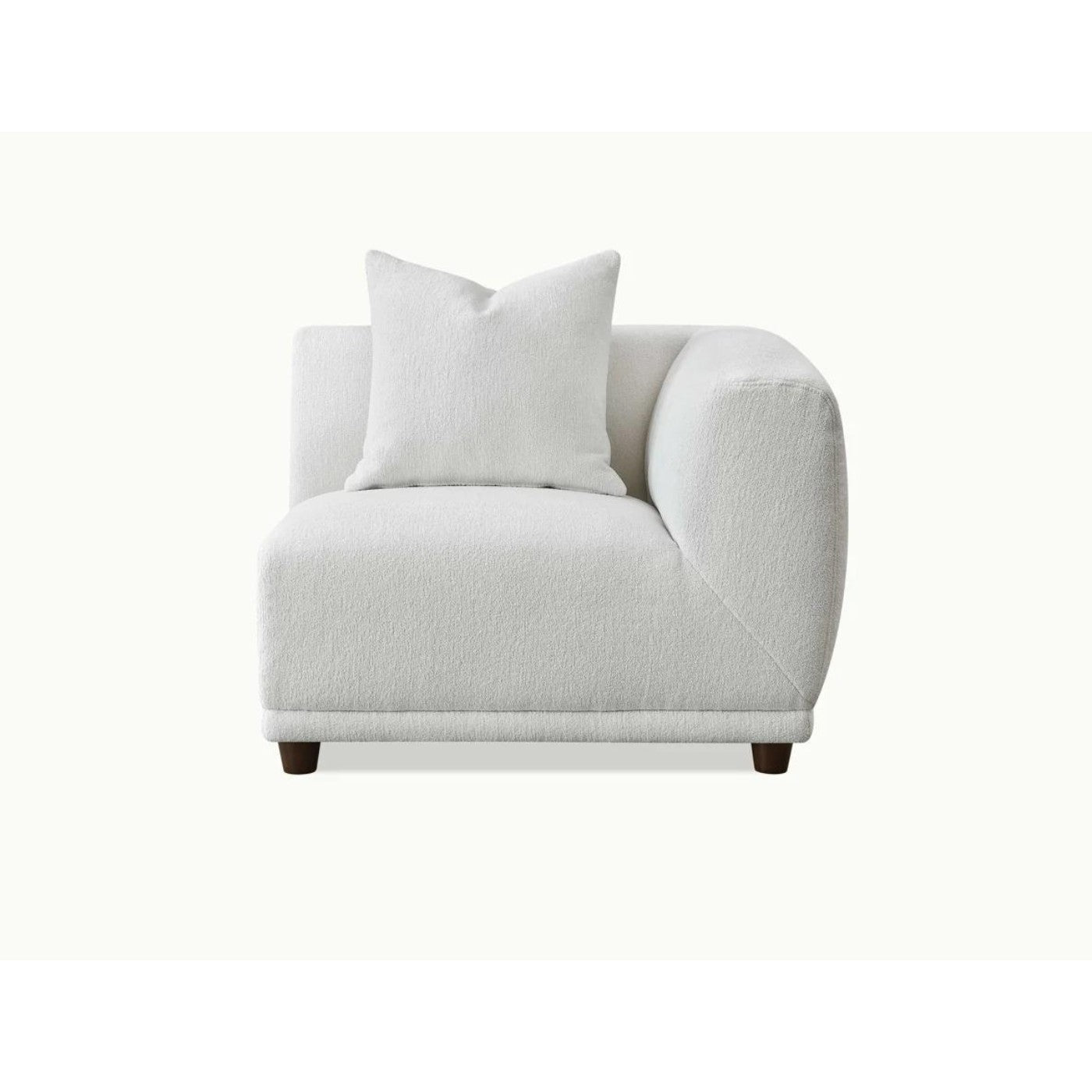 Lottie Modular Corner Sofa in Cream White - Furniture Network