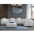 Lottie Modular Corner Sofa in Cream White - Furniture Network