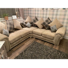 Verona Corner Sofa, 4 Seater Scatter Back Grey or Mink - Furniture Network