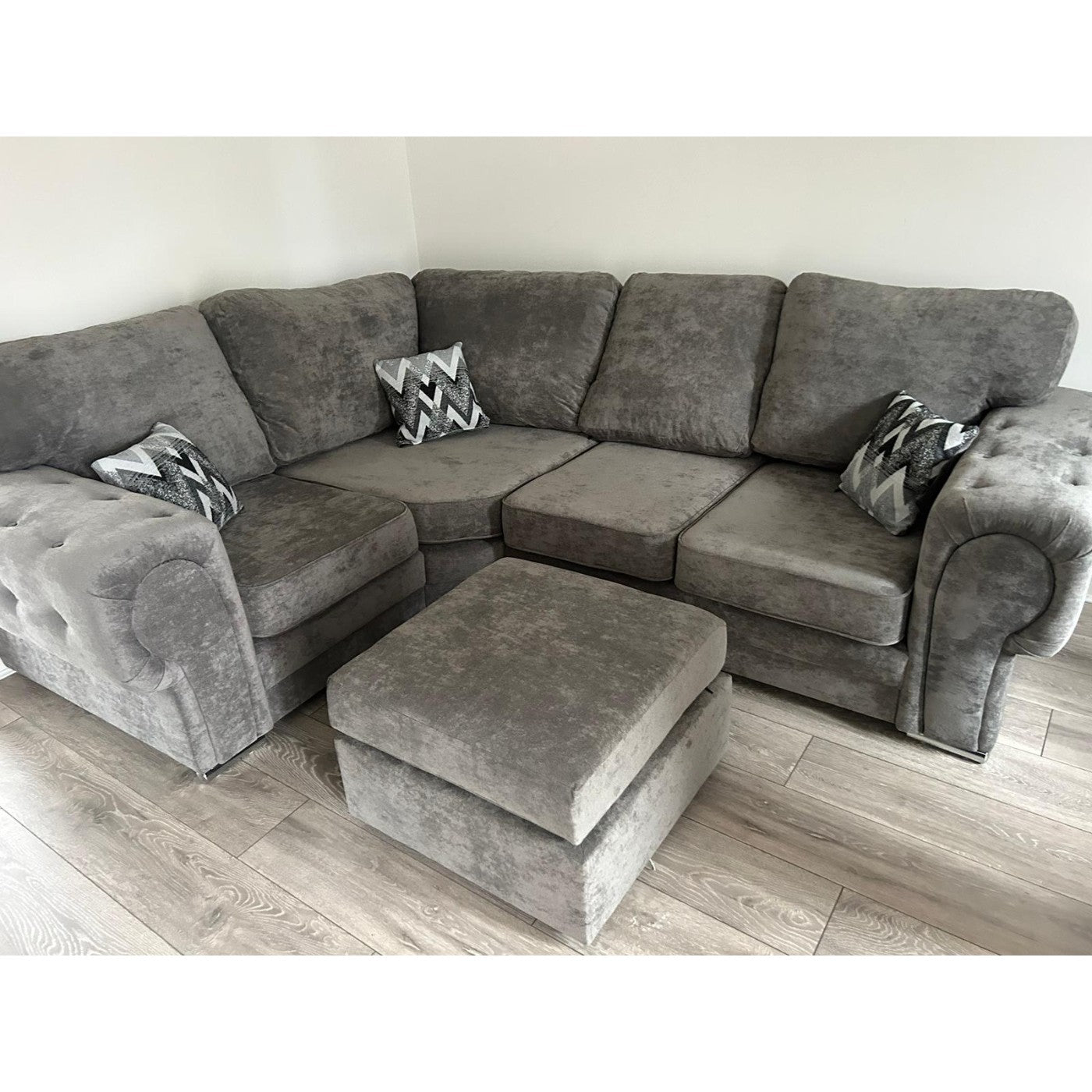 Verona Full Back Left or Right Corner Sofa 4 Seater - Furniture Network