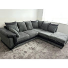 Dino Corner Sofa in Grey or Brown - Furniture Network