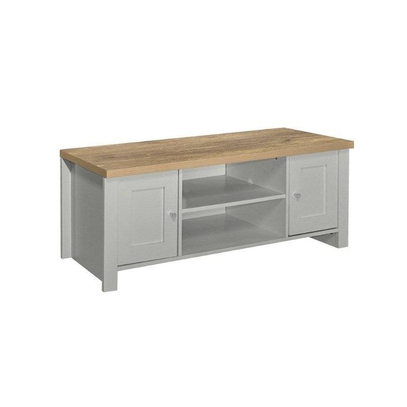 Highgate Large TV Stand - Navy, Cream, Grey - Furniture Network