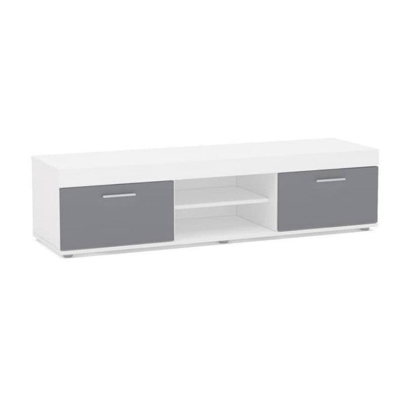 Edgeware TV Unit - Black, Brown & Black, White, Grey & White - Furniture Network