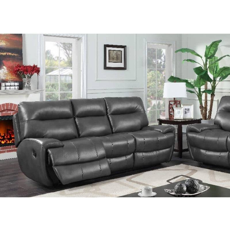 Baileys 3&2 Seater Leather Gel & PU Recliner Sofa, Black or  Grey - Furniture Network