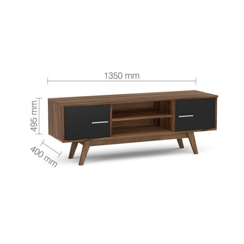 Shard TV Unit - Brown & Black or White - Furniture Network