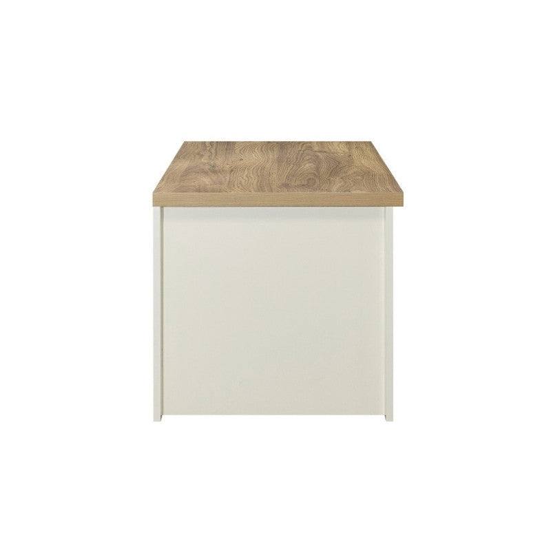 Highgate 2 Drawer Coffee Table - Navy, Cream, Grey - Furniture Network