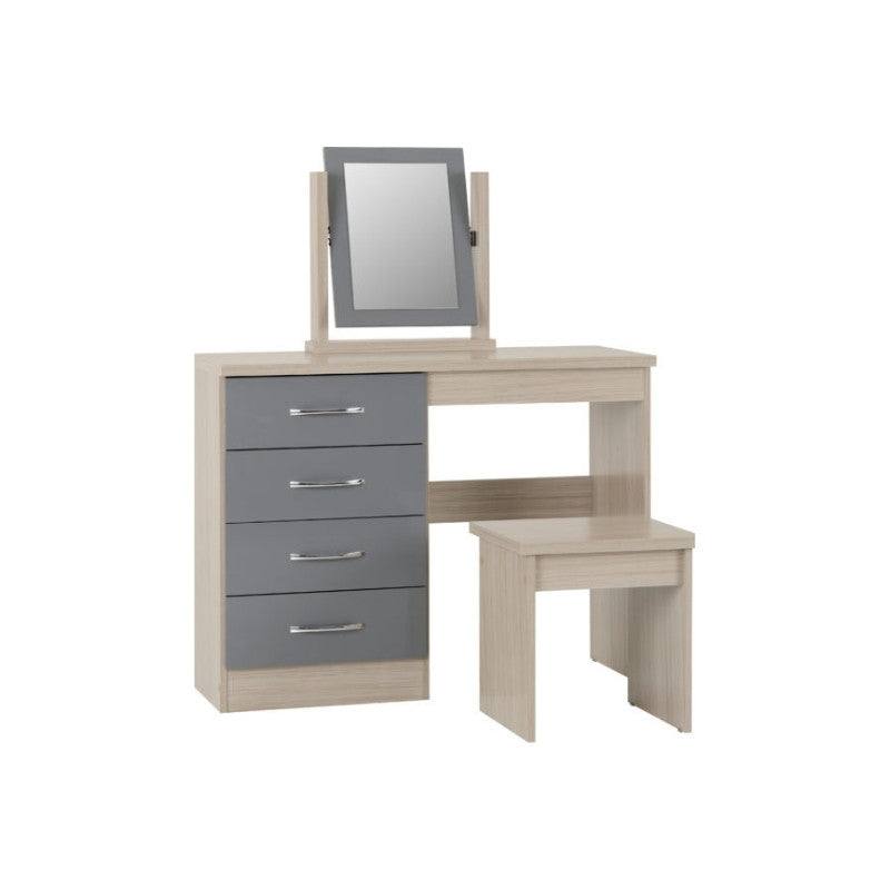 Nevada 4 Drawer Dressing Table Set - Furniture Network