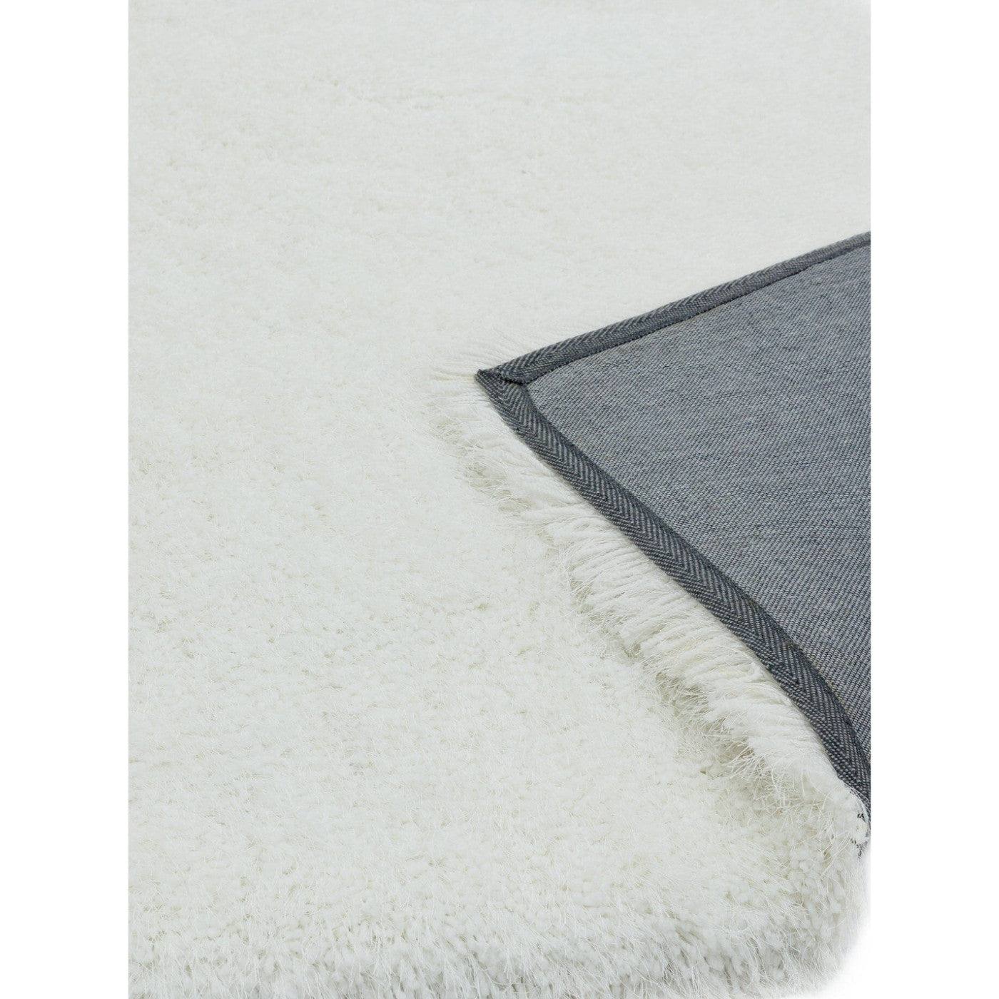 Cascade Plain Shinny Shaggy Rug - Grey, Silver, Cream, Mink, White, Blue - Furniture Network