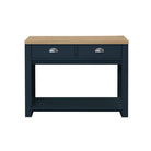 Highgate 2 Drawer Console Table - Navy, Cream, Grey - Furniture Network