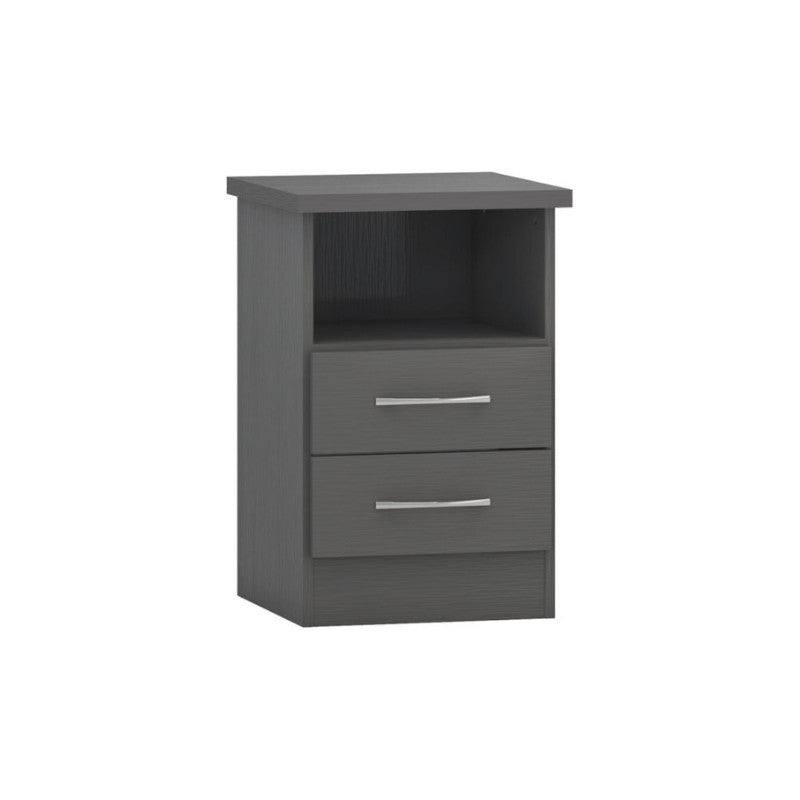 Nevada 2 Drawer Bedside - Furniture Network