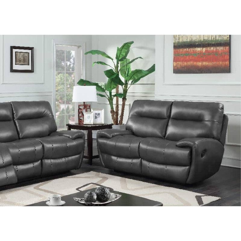 Baileys 3&2 Seater Leather Gel & PU Recliner Sofa, Black or  Grey - Furniture Network