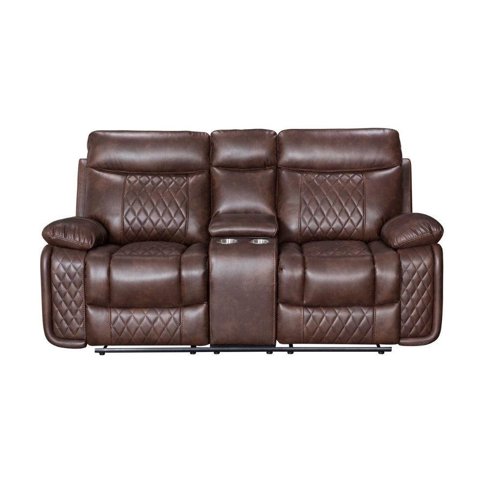 Atlanta 3 & 2 Seater Leather Recliner Sofa, Grey or Brown - Furniture Network