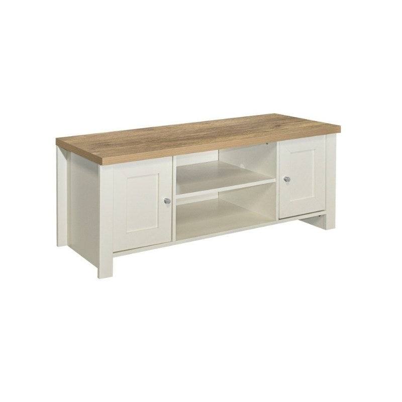 Highgate Large TV Stand - Navy, Cream, Grey - Furniture Network