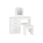 Nevada 4 Drawer Dressing Table Set - Furniture Network