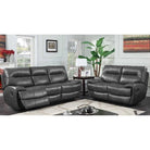 Baileys 3&2 Seater Leather Gel & PU Recliner Sofa, Black or  Grey - Furniture Network