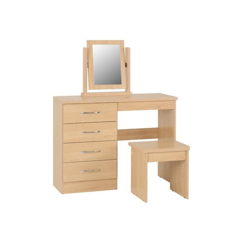 Nevada 4 Drawer Dressing Table Set - Furniture Network