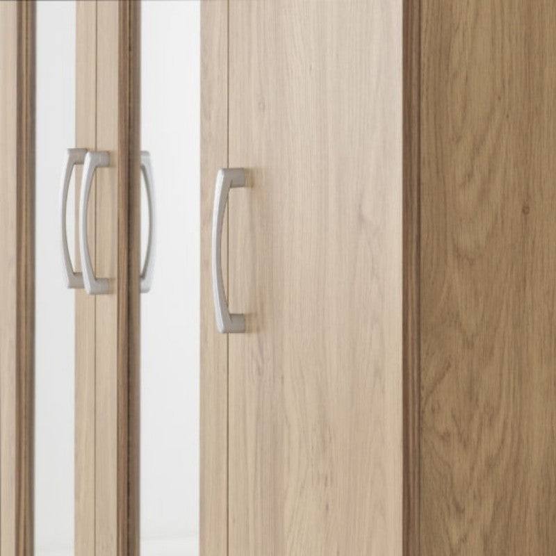 Charles 3 Door Mirrored Wardrobe - Furniture Network