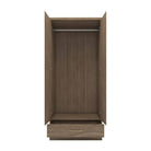 Nevada 2 Door 1 Drawer Mirrored Wardrobe - Furniture Network