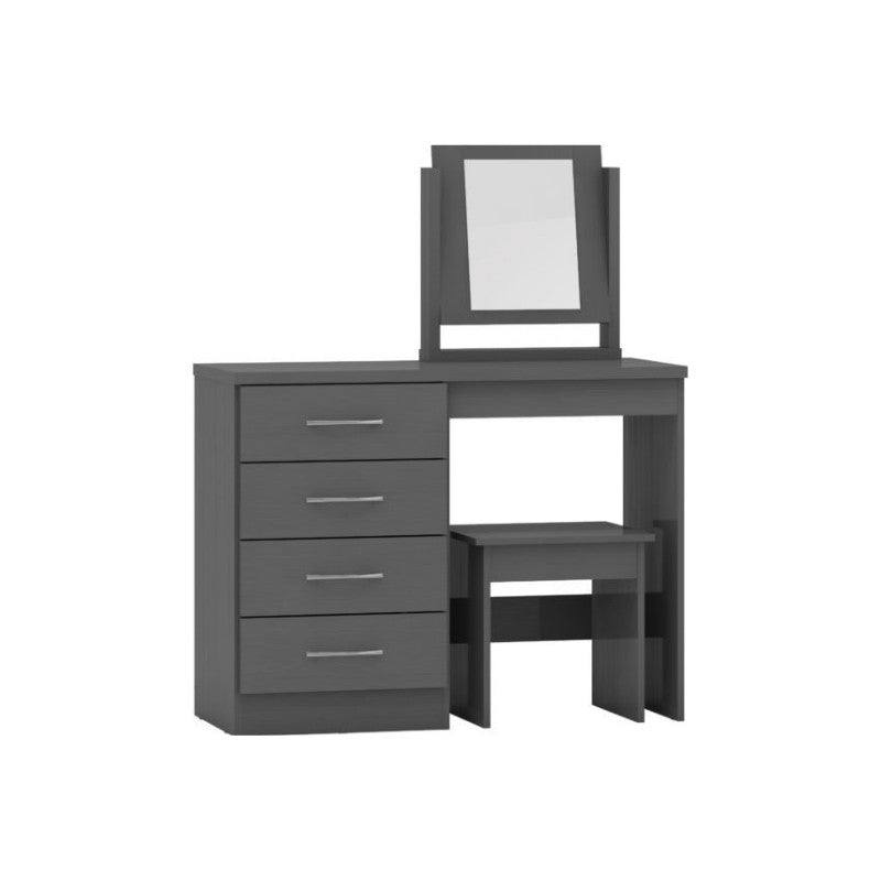 Nevada 4 Drawer Dressing Table Set - Furniture Network