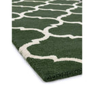 Albany Contemporary Wool Rug in Mustard, Beige, Green, Black, Blue - Furniture Network