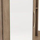 Nevada 1 Door Open Shelf Mirrored Wardrobe - Furniture Network