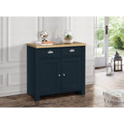 Highgate 2 Door 2 Drawer Sideboard - Cream, Navy, Grey - Furniture Network