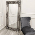 Roma Bevel Mirror in Antique Ornate Design - Small, Medium, Large - Furniture Network