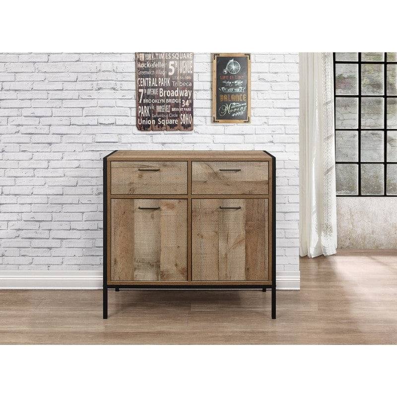 Urban 2 Door 2 Drawer Sideboard, Rustic Wood - Furniture Network