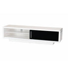 Newham Modern TV Stand - Black & White, Black, Brown - Large - Furniture Network