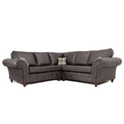 Oakland Leather Corner Sofa (Dark Brown) - Furniture Network