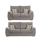 Bespoke Ashley Sofa 3+2 Sofa Set, Footstool, Armchair - Grey, Beige - Furniture Network