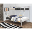 Nexus Bunk Bed - Double + Single Metal Bunk Bed - Furniture Network