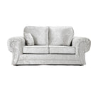 Tangent 3+2 Sofa Set in Black or Silver Crushed Velvet - Furniture Network