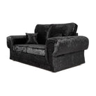 Tangent 3+2 Sofa Set in Black or Silver Crushed Velvet - Furniture Network