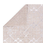 Aurora Lattice Cream & Silver Rug - Abstract & Geometric - Furniture Network