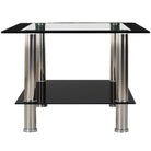 Harlequin Black Glass Coffee Table - Furniture Network