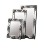 Roma Bevel Mirror in Antique Ornate Design - Small, Medium, Large - Furniture Network