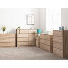 Malvern 8 Drawer Chest (White, Black, Brown, Grey) - Furniture Network