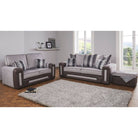 Bespoke Libby 3+2 Sofa Set, Corner, Footstool, Armchair - Beige or Grey - Furniture Network