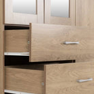 Charles 4 Door Mirrored Wardrobe - Furniture Network