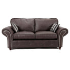 Oakland Leather 3+2 Sofa Set (Dark Brown) - Furniture Network