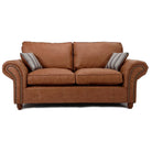 Oakland Leather  3+2 Sofa Set (Tan) - Furniture Network