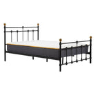 Atlas Black Metal Bed - Single, Queen, Double - Furniture Network