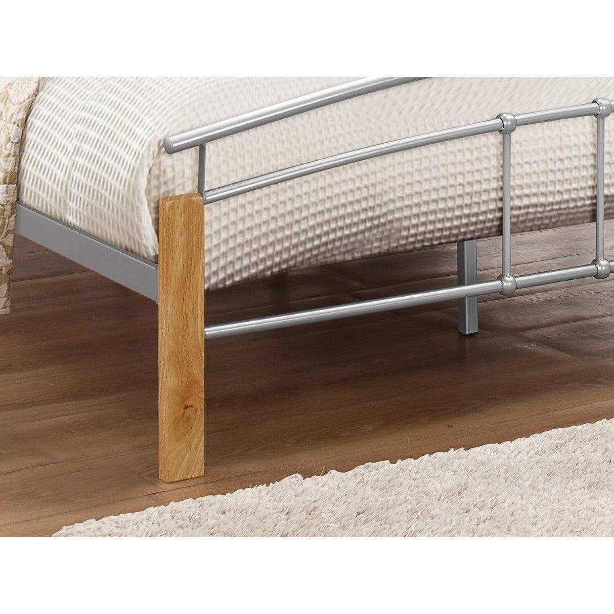 Tetras Grey Metal Bed - Single, Queen, Double, King - Furniture Network