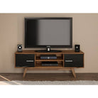 Shard TV Unit - Brown & Black or White - Furniture Network